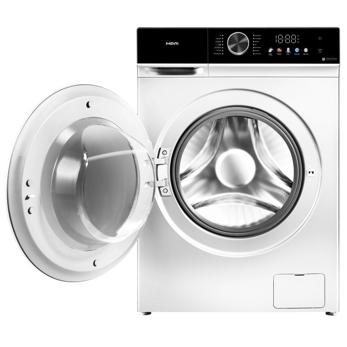 Masina de spalat, MPM MPM-5112-PT-44, 10 kg, 1200 RPM, A, Alb-Negru