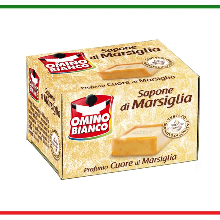 Сапун Omino Bianco 250g, деликатно почистване, приятна текстура, унисекс