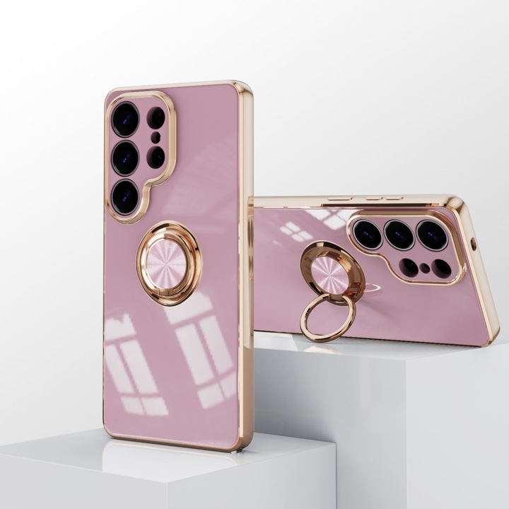 Husa de telefon mobil, rezistenta la socuri, compatibila cu Samsung Galaxy S26 Ultra, Violet