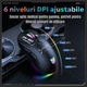 Mouse Gaming Z ZYNERA™ (Wireless 2.4GHz + Bluetooth + Cablu), 6 Butoane, Iluminare RGB, 6 Niveluri DPI Reglabil pana la 12800, Negru, Design Ergonomic