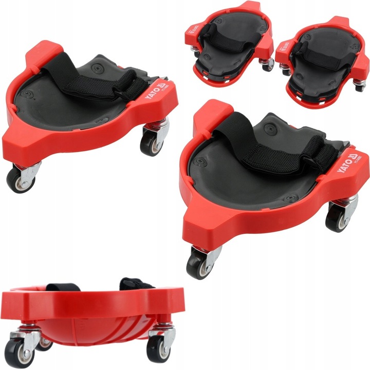 Genunchiere cu roti, Yato, 2 bucati, ABS, 310x260x100mm