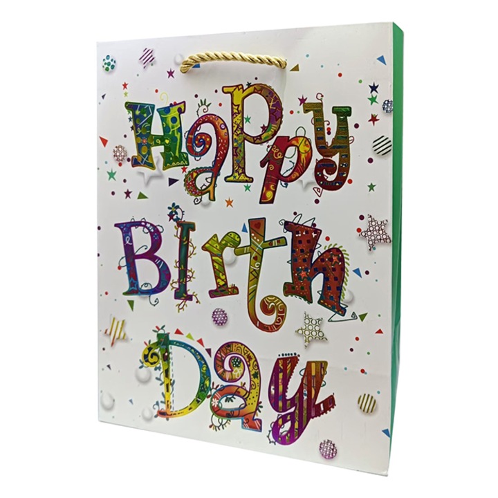 Punga cadou Aniversare, dimensiune 18*23*10 cm, Model 3, set 5 bucati