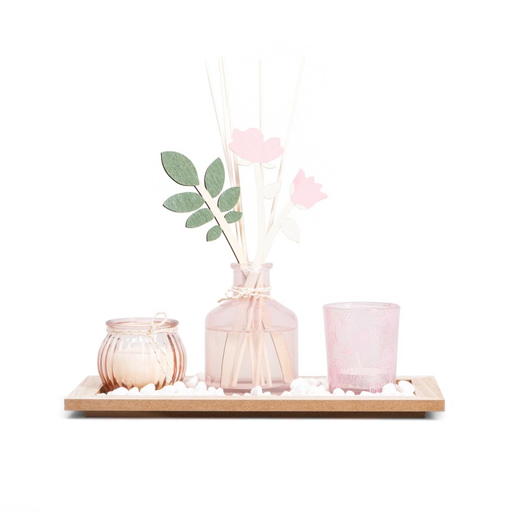 GRASSE szobai illatosító parfüm Szantálfa, 5 elem