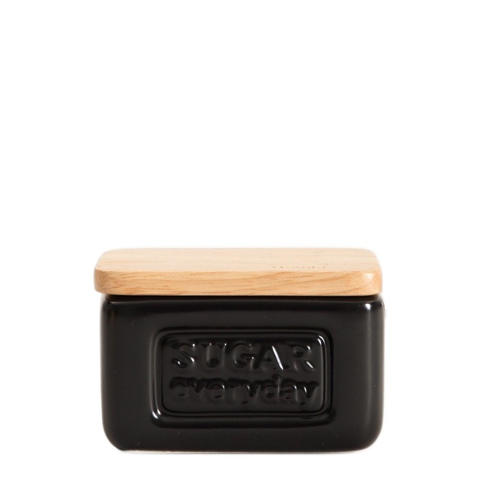 Homla edény, fekete kerámia, 10x7cm