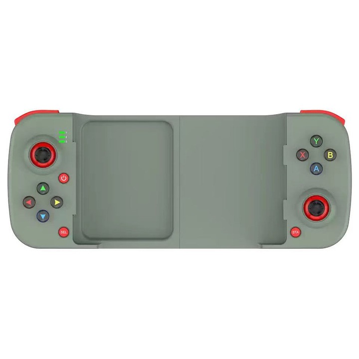 Controler wireless pentru jocuri, verde, Bluetooth 5.0, compatibil cu iPhone/iPad/Android/PC