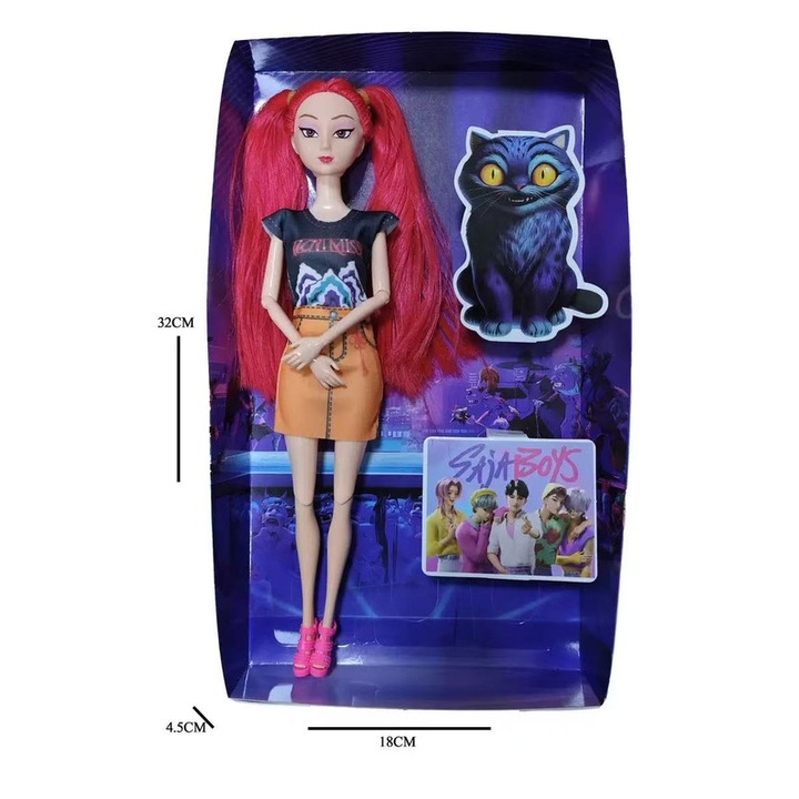 K-POP Demon Hunter Mira baba, kivételes design, zenei változat