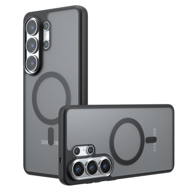 Husa Upzz® Pure Compatibila Cu Samsung Galaxy S26 ULTRA, Functie Magsafe, Protectie Camere, Rezistenta, Negru