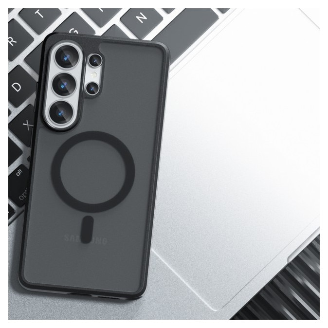 Husa Upzz® Pure Compatibila Cu Samsung Galaxy S26 ULTRA, Functie Magsafe, Protectie Camere, Rezistenta, Negru
