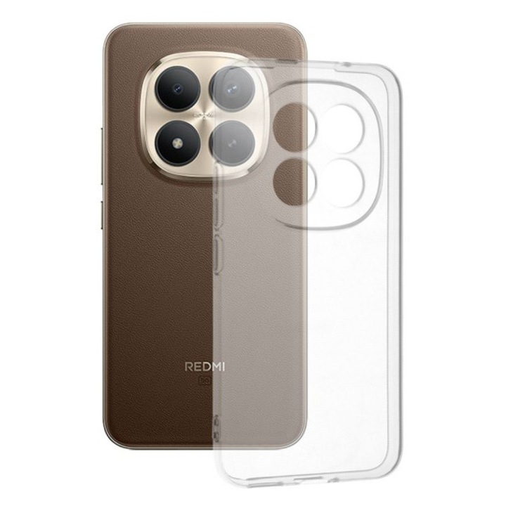 Husa Upzz® Slim, Compatibila Cu Xiaomi Redmi Note 15 Pro PLUS 5G, Pastreaza Aspectul Original, Transparenta