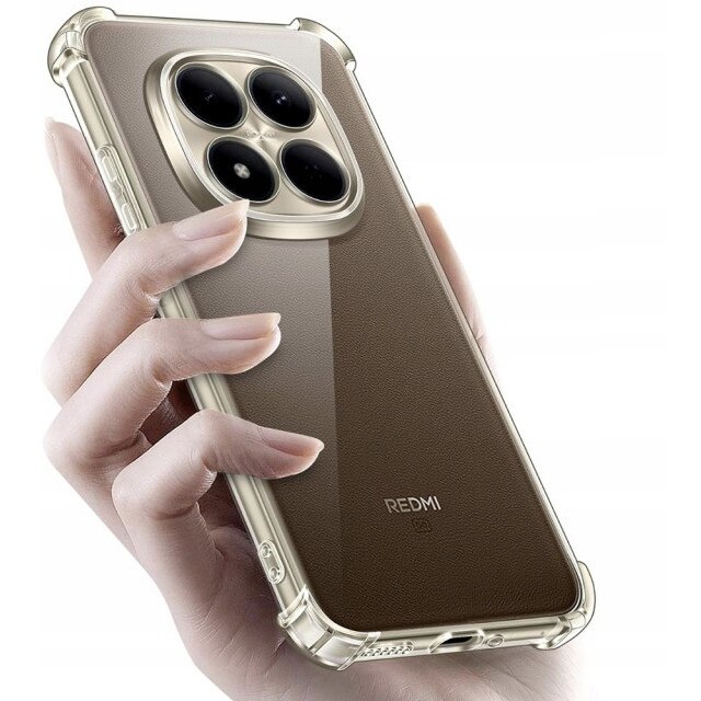 Husa Upzz® Shock Armor Compatibila Cu Xiaomi Redmi Note 15 Pro PLUS 5G, Protectie Sporita, Silicon, Transparenta