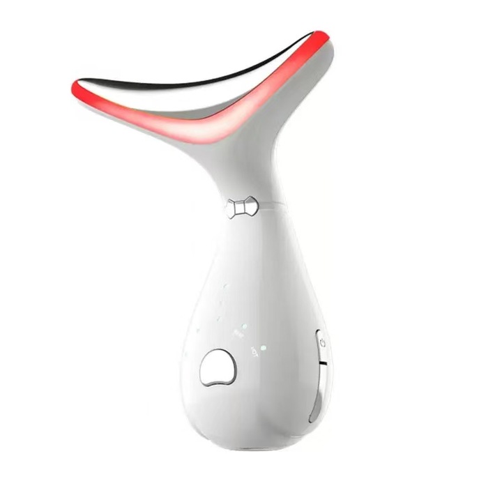 Dispozitiv sculptare fata, actiune tripla LED, vibratie, alb perlat