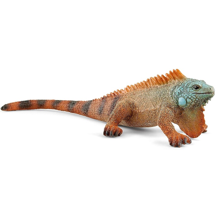 Figurina Legwan Iguana Schleich Wild Life, 10,5x4x2,8cm, design realist, pentru copii 3 ani+