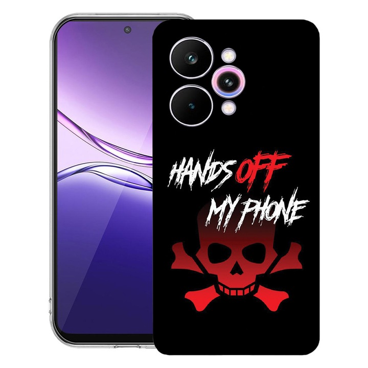 BestCase® Husa Clear Slim Silicon Compatibila cu Realme 15 / 15 Pro, Hand Of My Phone, 3119585 T 1166
