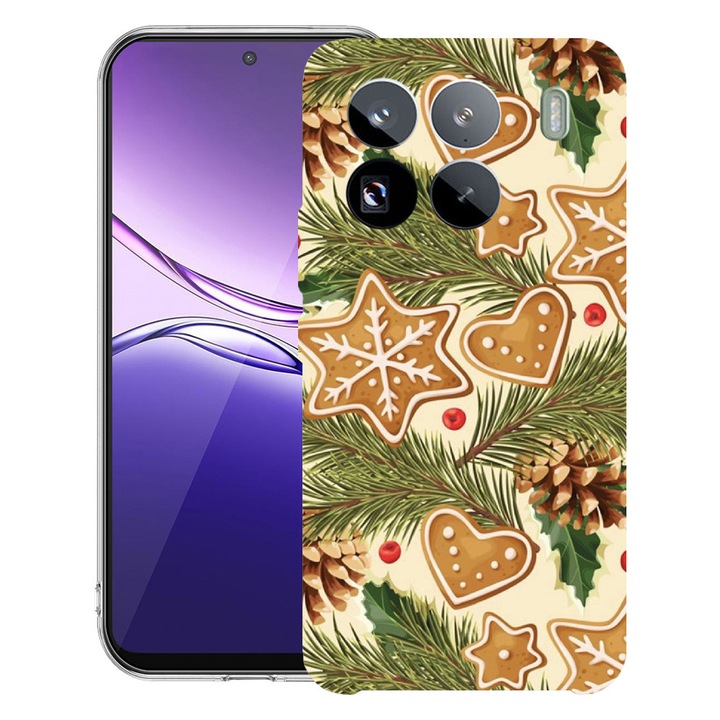 BestCase® Husa Clear Slim Silicon Съвместим с Xiaomi 15 Pro, Xmas Pattner, 2099962 T 1368