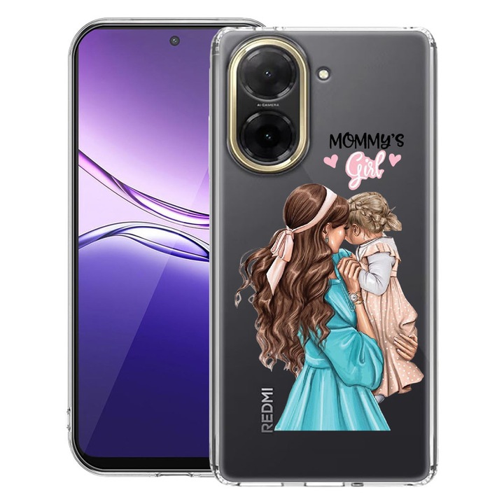 BestCase® Átlátszó vékony szilikon tok Xiaomi Redmi A5 (171 mm) készülékkel kompatibilis, Mommy's Girl, 3128371 T 555