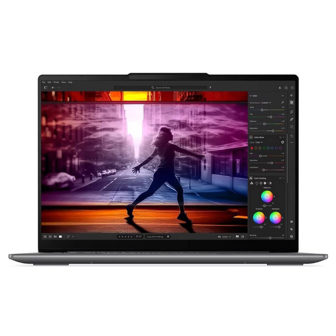 Laptop Lenovo Yoga Slim 7 WUXGA 14 inch Intel Core Ultra 5 125H 16GB 1TB SSD Windows 11 Home Luna Grey