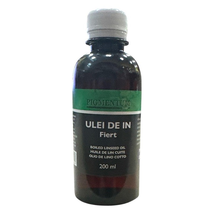 Ulei de in fiert PIGMENTUM, incolor, 200 ml