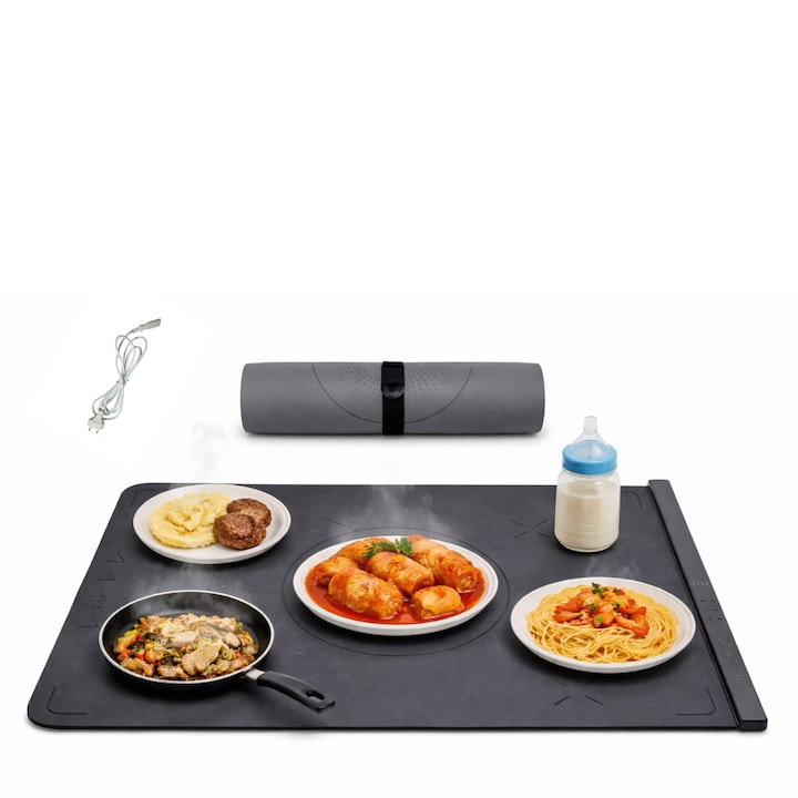 Tigaie electrica pentru clatite fara ulei Macvi® 600W antiaderenta diametru 20 cm cu termostat automat si maner ergonomic