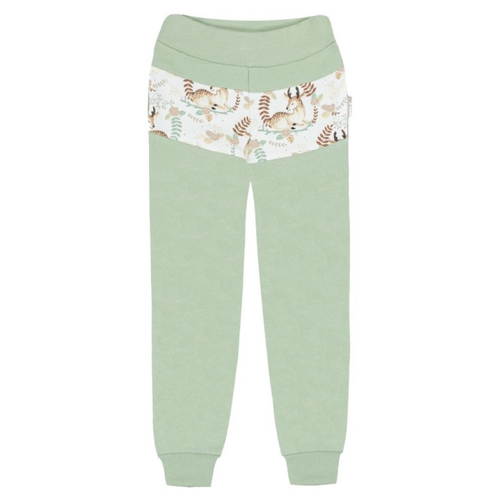 Pantaloni bumbac Nicol, Alb