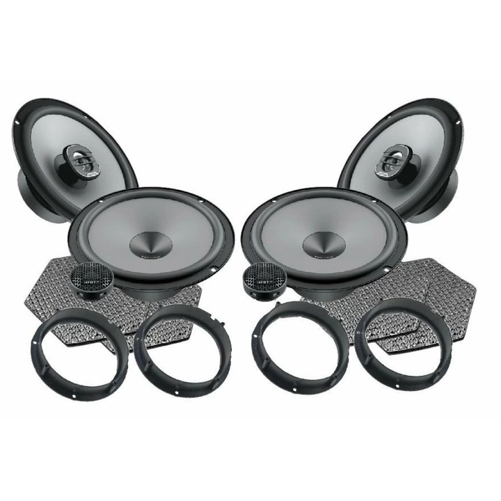 Pachet difuzoare auto Hertz Uno dedicat Volkswagen Golf VI (2008 - 2016)