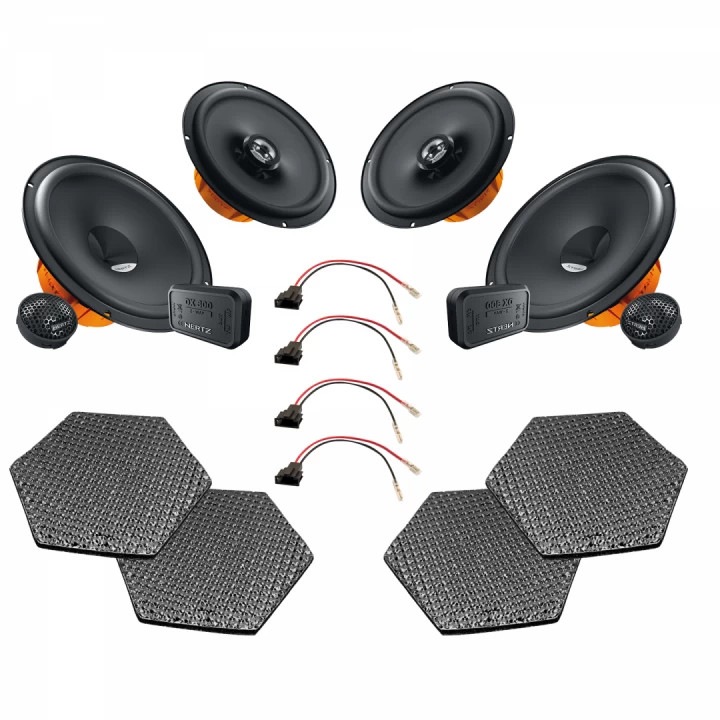 Pachet difuzoare auto Hertz Dieci dedicat Audi A6 (2004-2011)