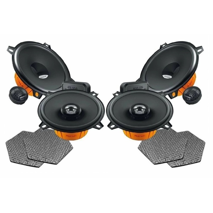 Pachet difuzoare auto Hertz Dieci dedicat Dacia Sandero 1 (2008 - 2012)