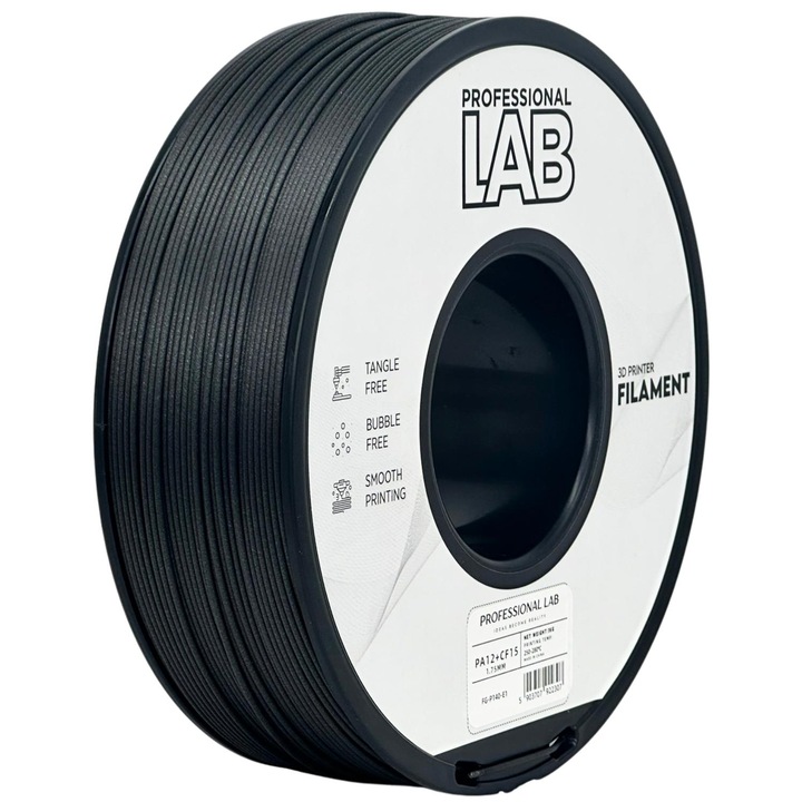 Filament 3D Prof. Lab PA12 + CF15 1kg
