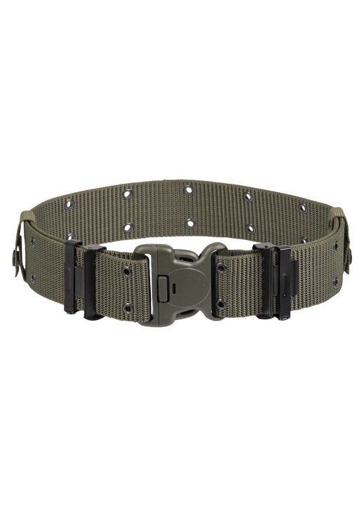 MIL-TEC férfii öv, LC2, 6cm, állítható, oliv, 102cm hosszúság