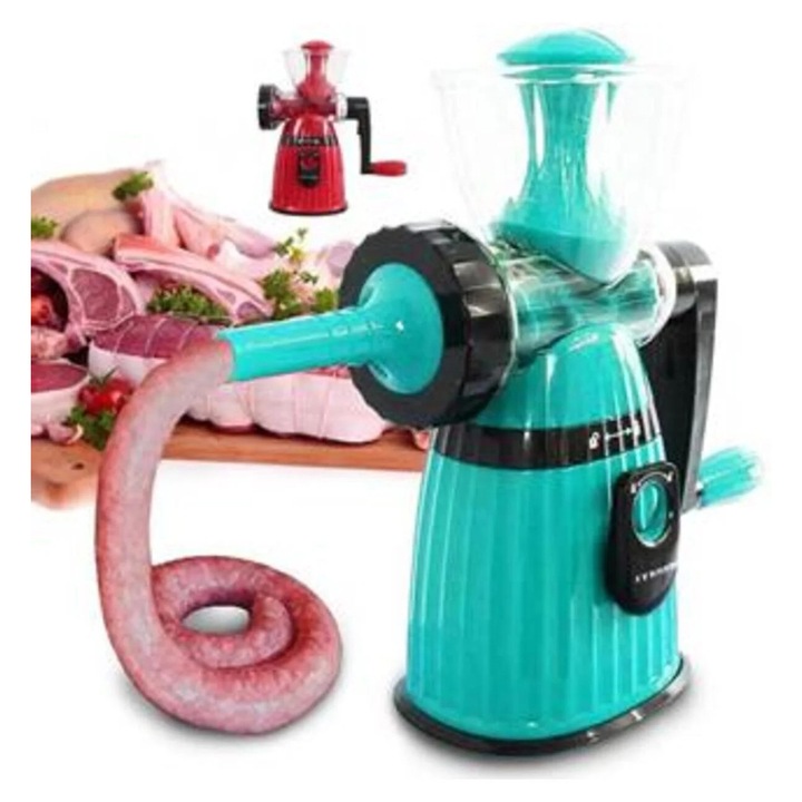 Kézi húsdaráló, naniland, robusztus kialakítás, könnyű, 1 szett