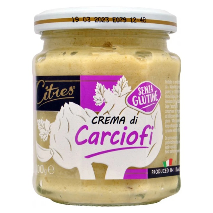 Conservă legume, Citres, crema di carciofi, 200g