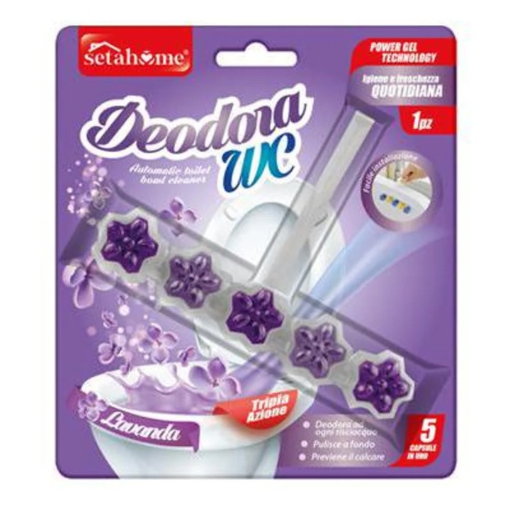 Deodorant WC Setahome Lavandă 50g, solid