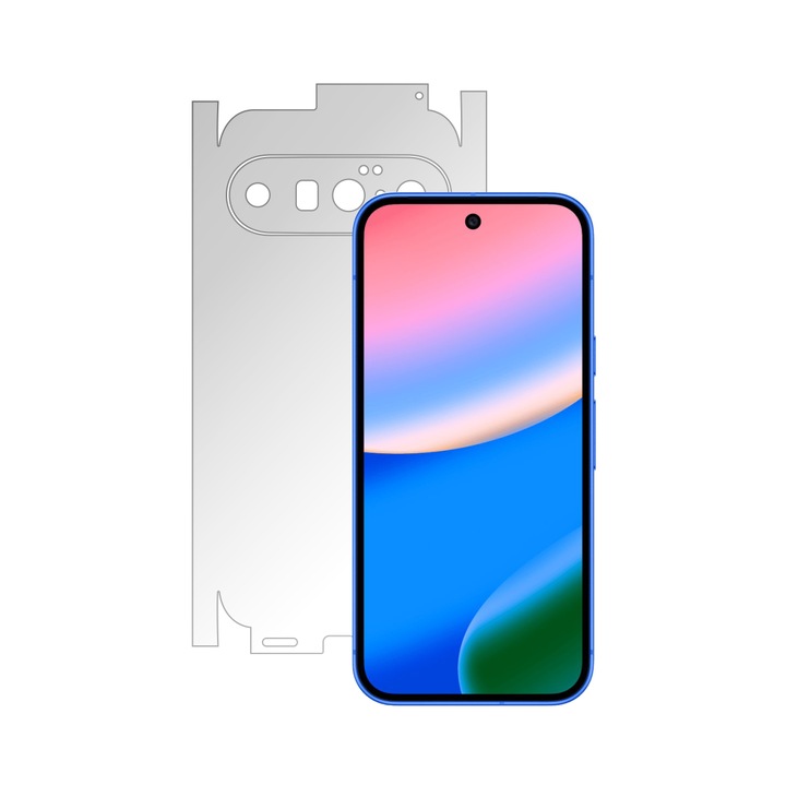 iSkinz Матово Защитно Фолио за Гръб за Samsung Galaxy Z Fold7 - 360 Изрязване, Силиконов Гръб + Страни, Против Отпечатъци, Матов Самозалепващ Скин