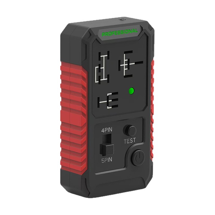 Tester wireless pentru relee auto, 12V/24V, LED, portabil