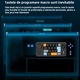 VeniSymlis® Mini tastatura mecanica de gaming cu fir K811, 19 taste hot-swappable, programare macro prin driver web, iluminare RGB 8 moduri, rotita volum, joystick, butoane multimedia, cablu USB-C detasabil, negru