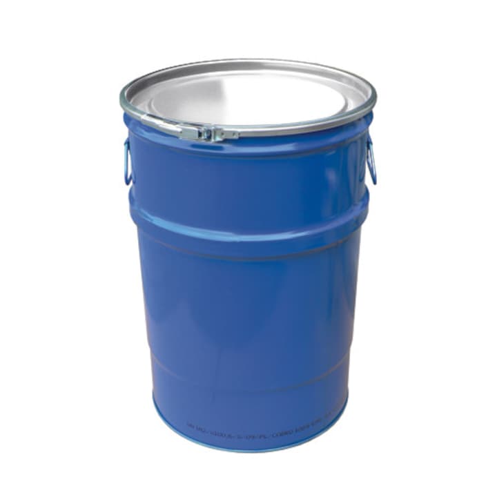 Butoi metalic MEVA 60 L cu capac detasabil, certificat UN ADR/RID/IMDG, otel, albastru