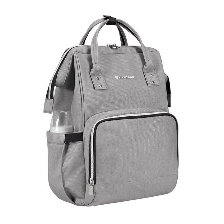 Geanta bebe scutece - Gri deschis