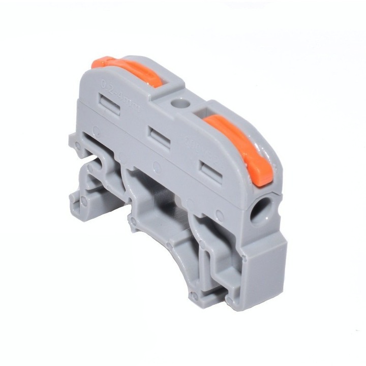 Conector sina PCT-211 1 pol cap dublu 0.2-4mm2 32A 600V