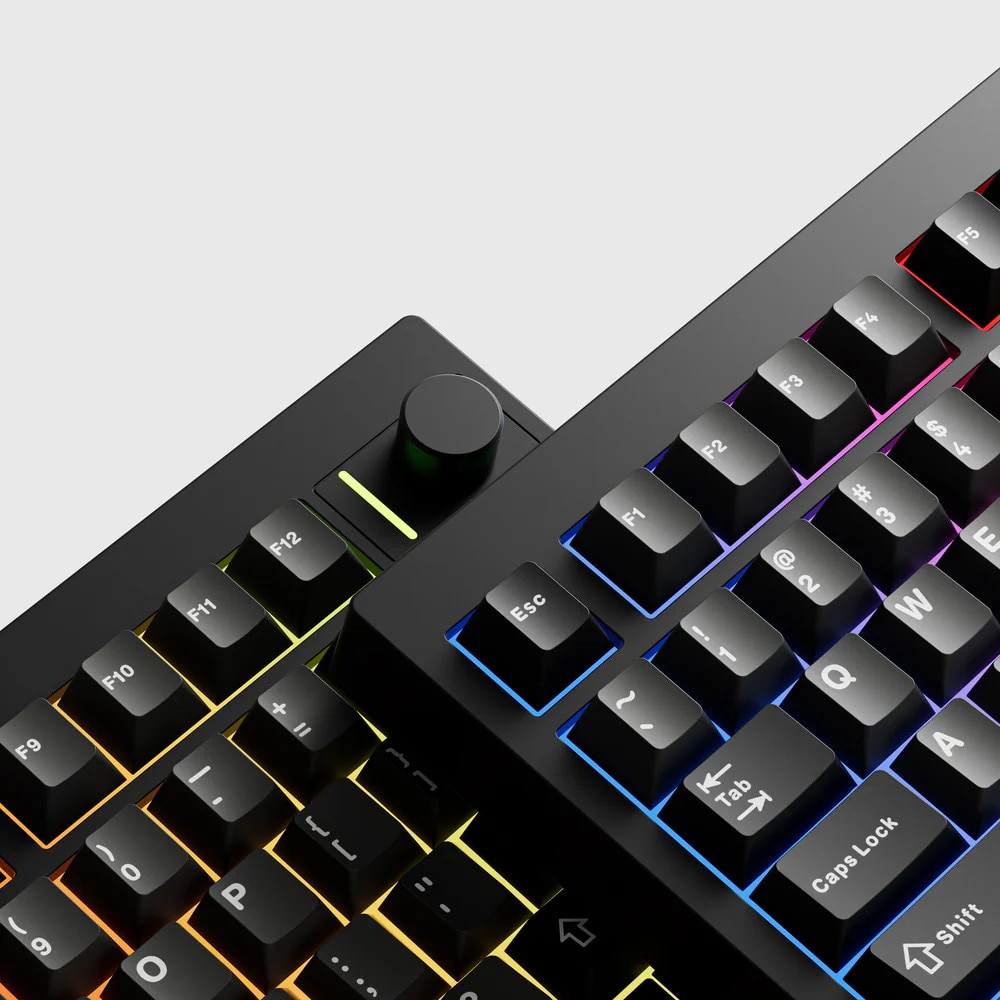 QwertyKey75 PRO V2 Black Switch Liniar Bluetooth Wireless Hotswap