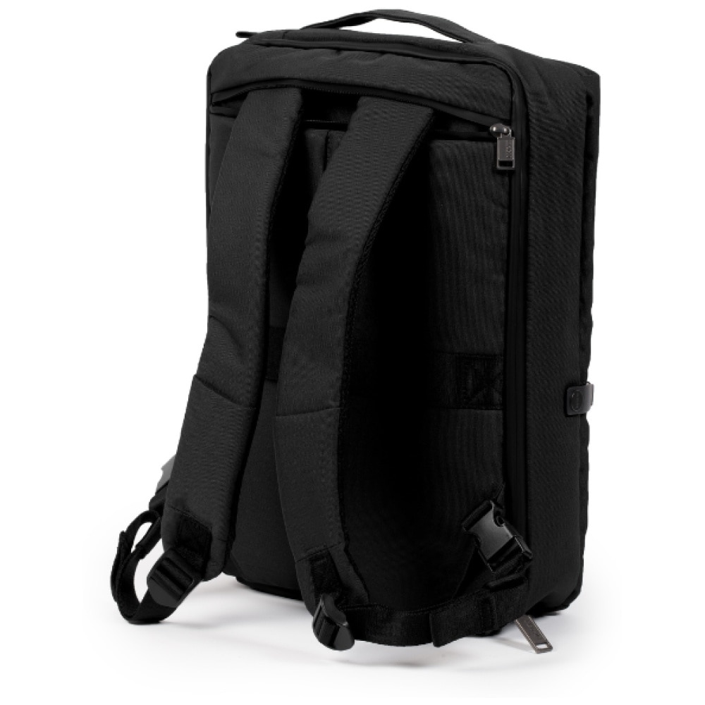 Rucsac pentru laptop Lexon Track, 15 inch, Capacitate 12L, Negru