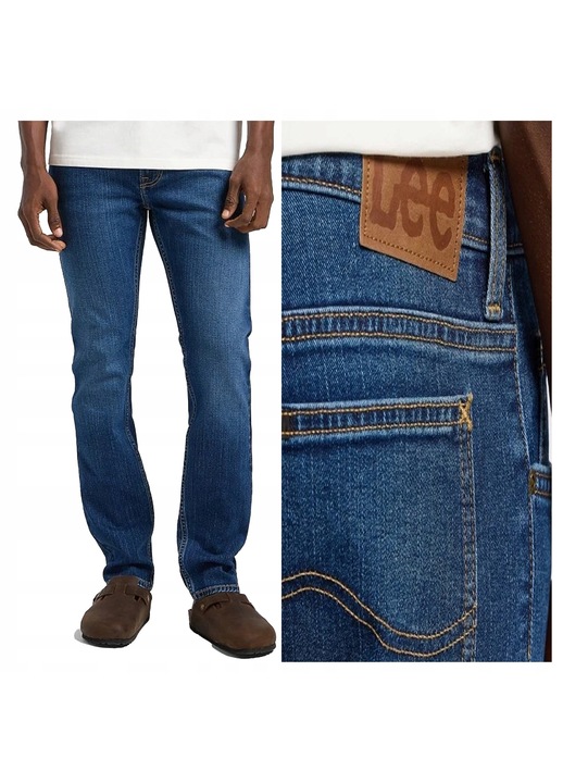 Blugi Lee Rider Slim Fit, Kék