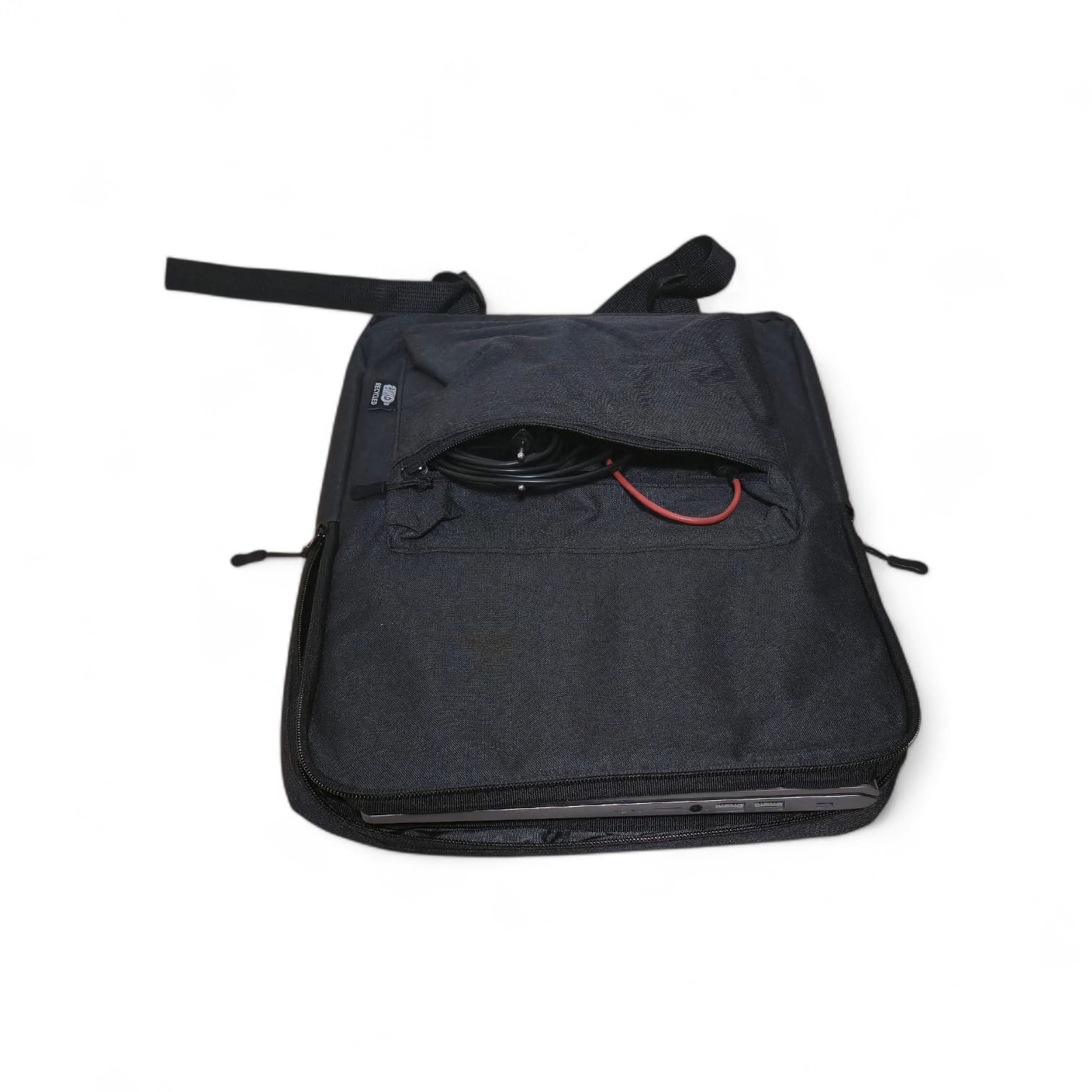 Geanta laptop cu bretele, negru, dimensiuni 28 x 39, 5 x 3, 7 cm