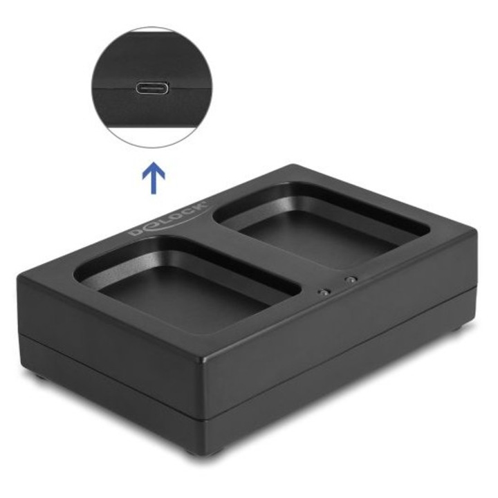 Statie de incarcare DeLock pentru scanner de inel, 263301, 90608, dimensiuni compacte