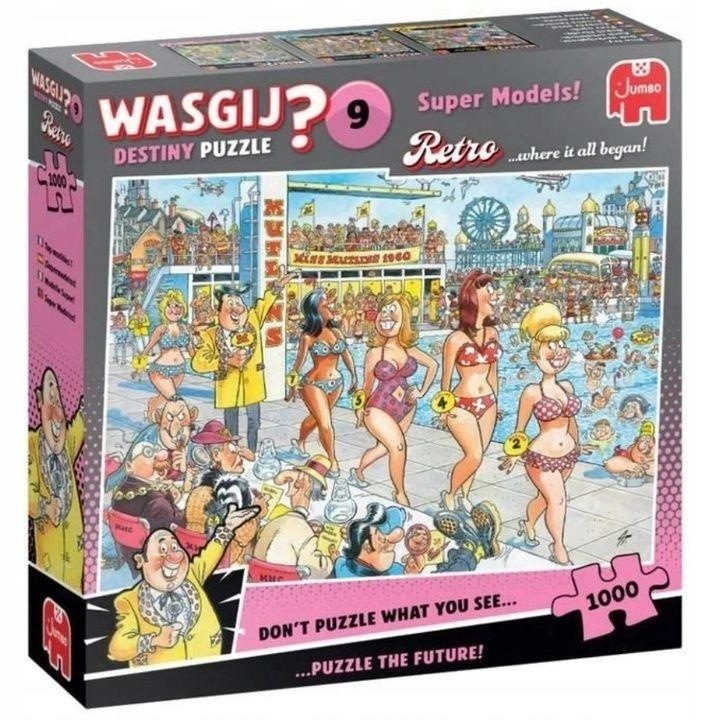 Puzzle 1000 TM Toys Wasgij Retro, többszínű, 1000 darab