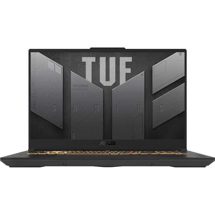 Laptop ASUS TUF Gaming F17, 17.3" Full HD, Intel® Core™ 5 210H pana la 4.8 GHz, 16 GB RAM DDR4 3200, 512 GB SSD, nVidia® GeForce® RTX 3050 6 GB, Free Dos, Mecha Gray 512 GB