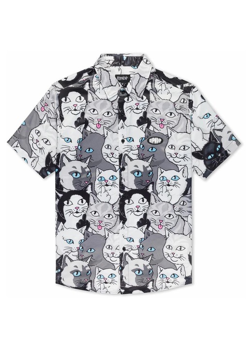 Camasa barbati, RIPNDIP, Multicolor, Maneca scurta, S INTL