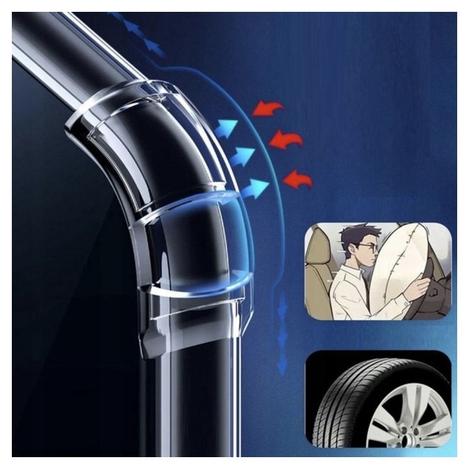 Husa Upzz® Shock Armor Compatibila Cu Motorola Edge 70, Protectie Sporita, Silicon, Transparenta