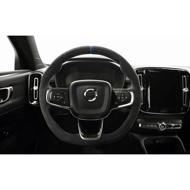 Heico sportkormány, fekete/kék Alcantara, Volvo XC40/C40-hez, díszvarrással, új
