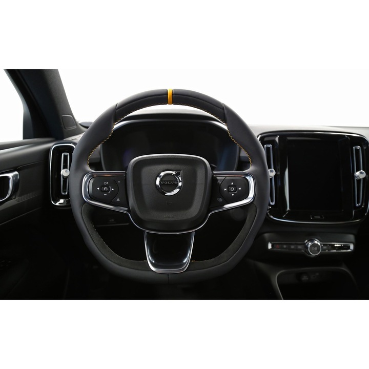 Heico Sportiv bőr és Alcantara sportkormány fekete/arany színben Volvo XC40 C40-hez, új