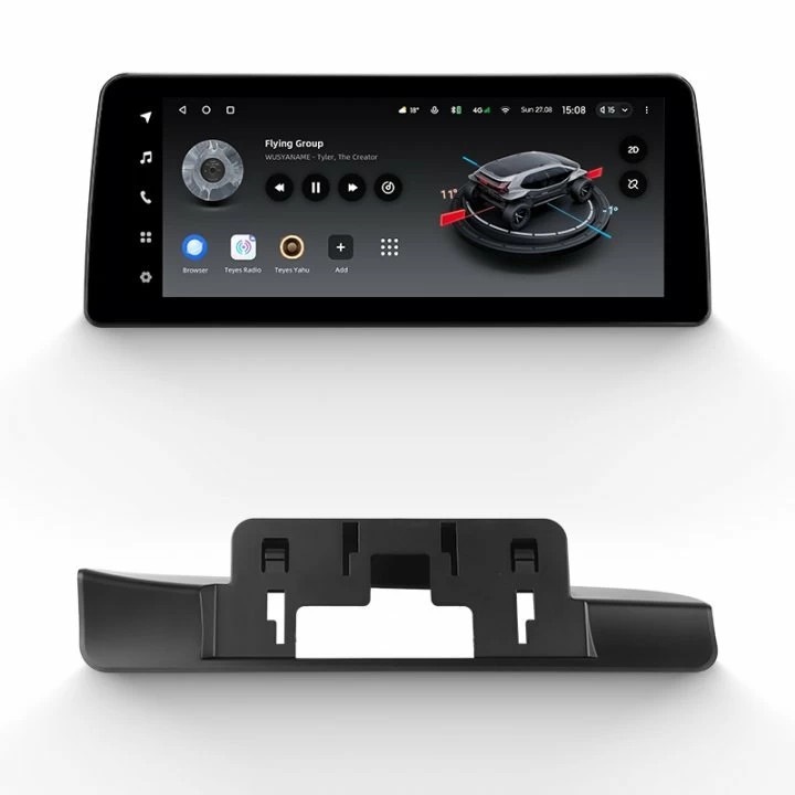 Teyes Lux One Autó navigáció BMW 3-as sorozat E93 2004-2014 6+128GB 12.3” IPS Octa-Core 2.0 GHz Android 4G DSP Bluetooth 5.1