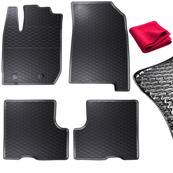 Set covorase auto Geyer&Hosaja pentru Dacia Duster 2 II, 2017-2024, rezistente, negre